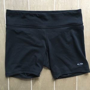 Athletic shorts (spandex).